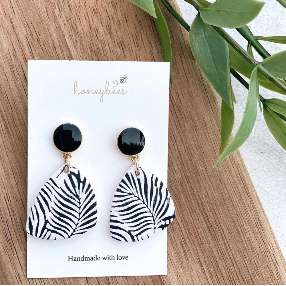 Clay made earrings